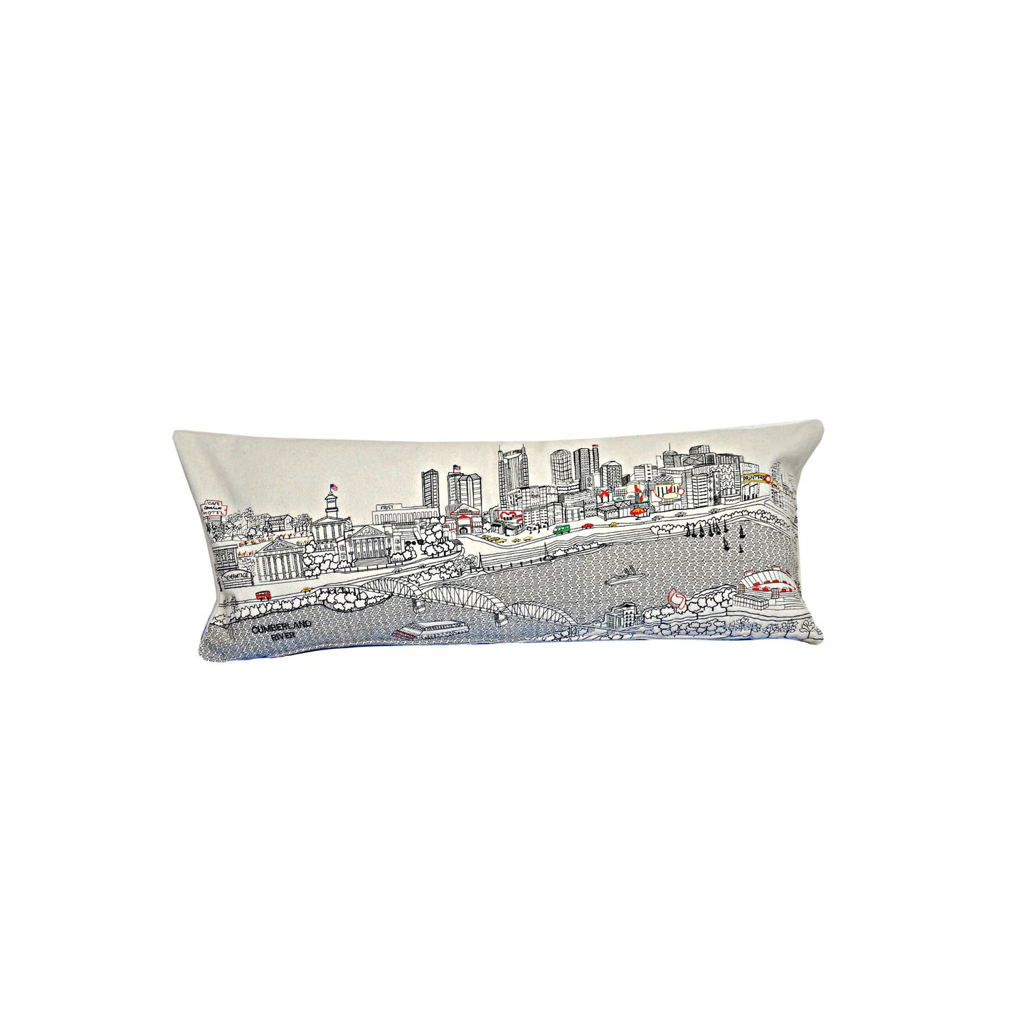 Nashville Queen Day Pillow