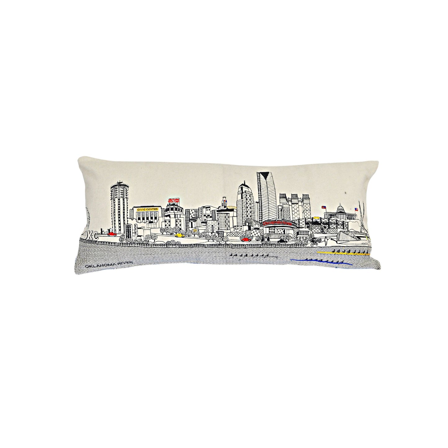 Oklahoma City Queen Day Pillow