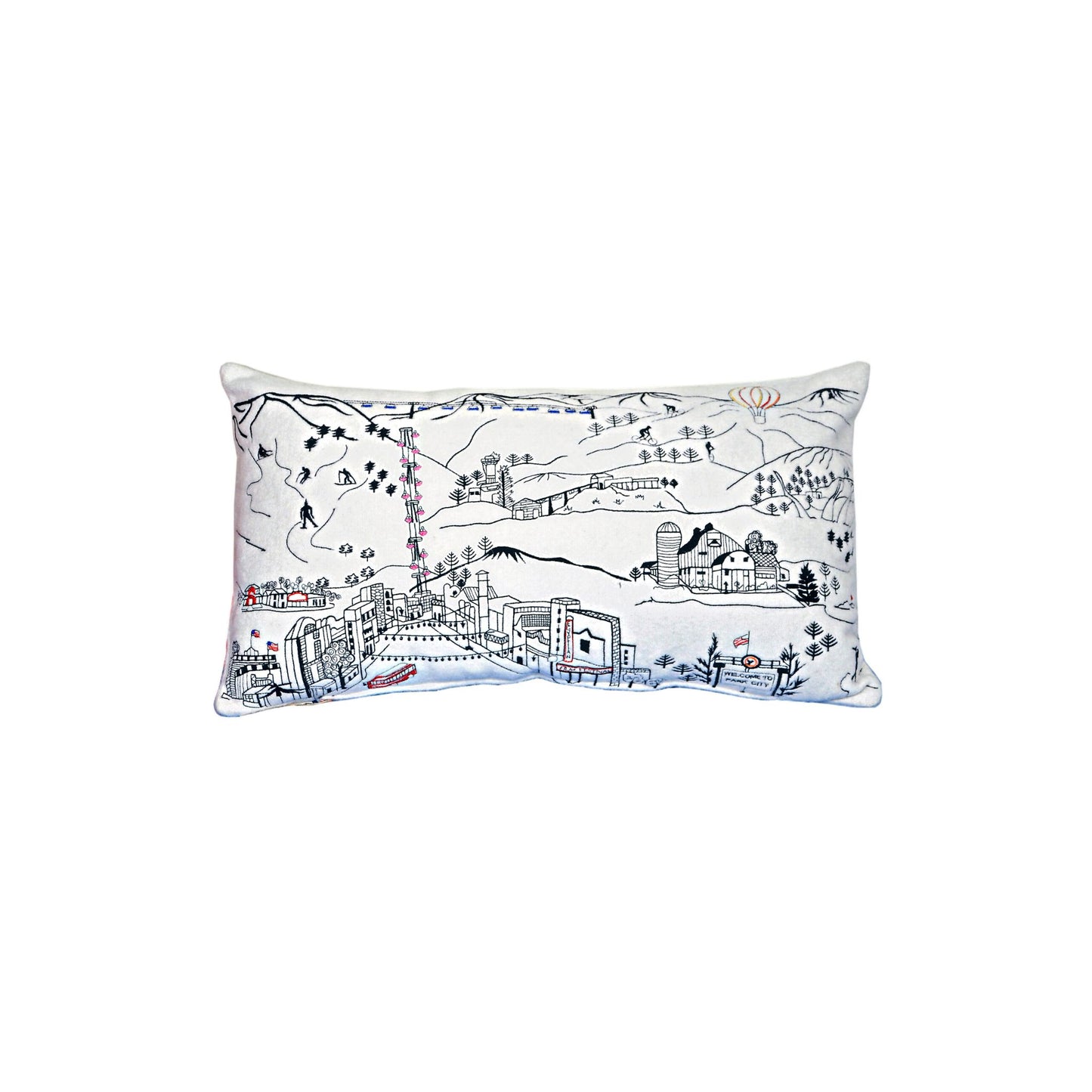 Park City, Utah Prince Day Pillow