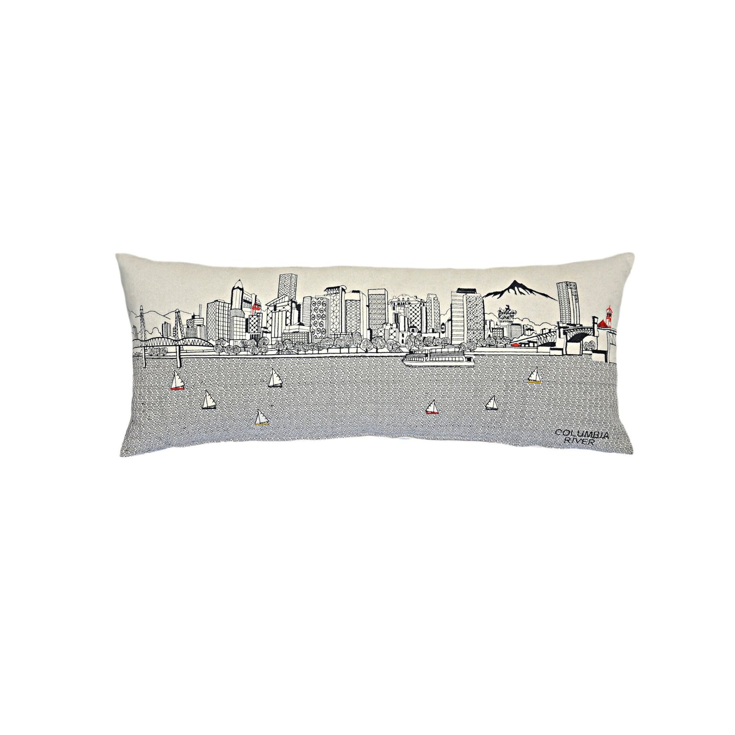 Portland Queen Day Pillow