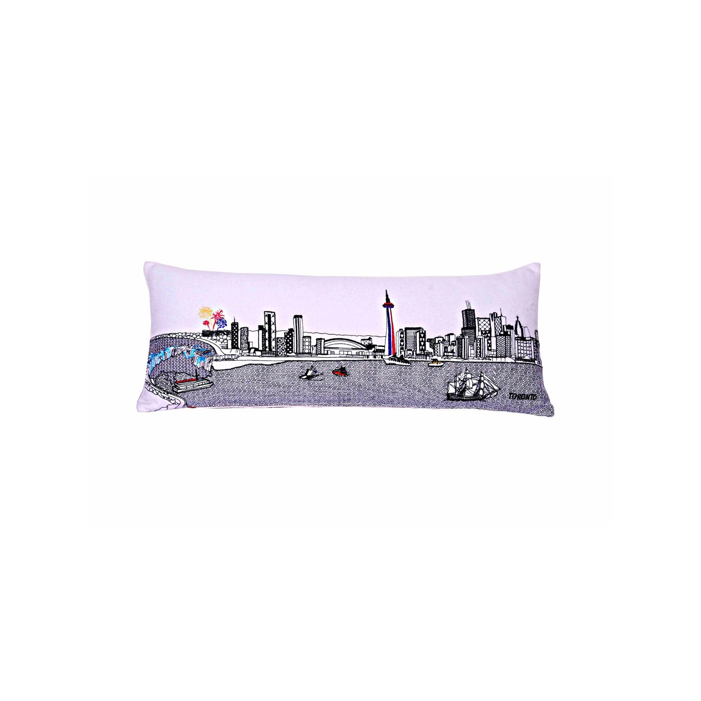 Toronto Queen Day Pillow