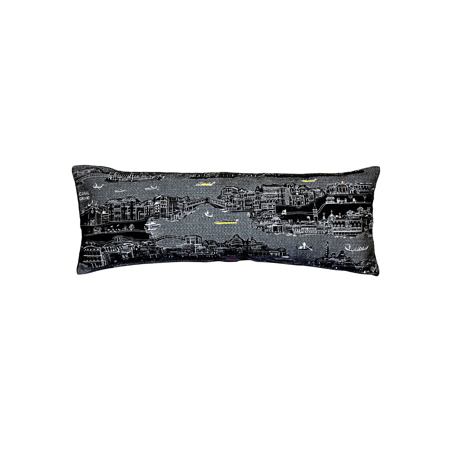 Venice, Rome Night Queen Pillow