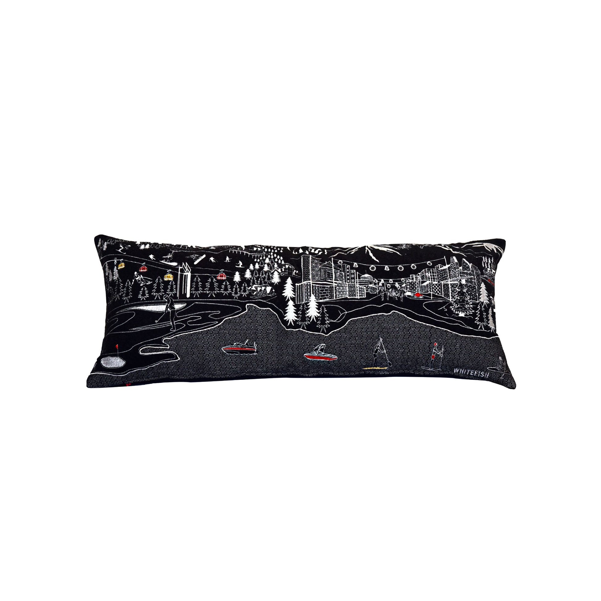 Whitefish, CO Night Queen Pillow