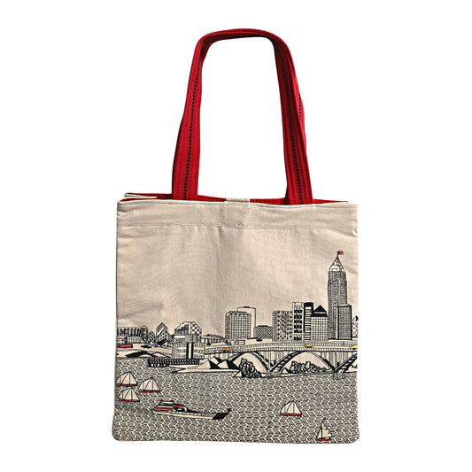 Cleveland, OH Tote Bag Day Front