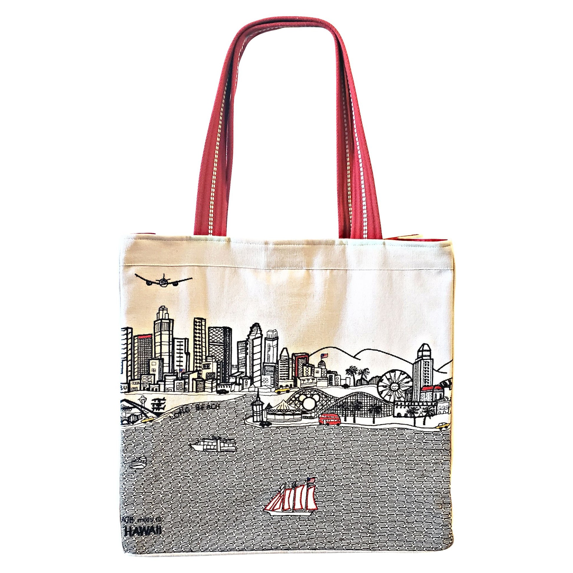 beyond tote travel bag Ball Poor - Baseball based outer fabric delivers a unique crinkled texture with a lightweight feel inspired by technical outerwear Beyond the Beach Tote Bag