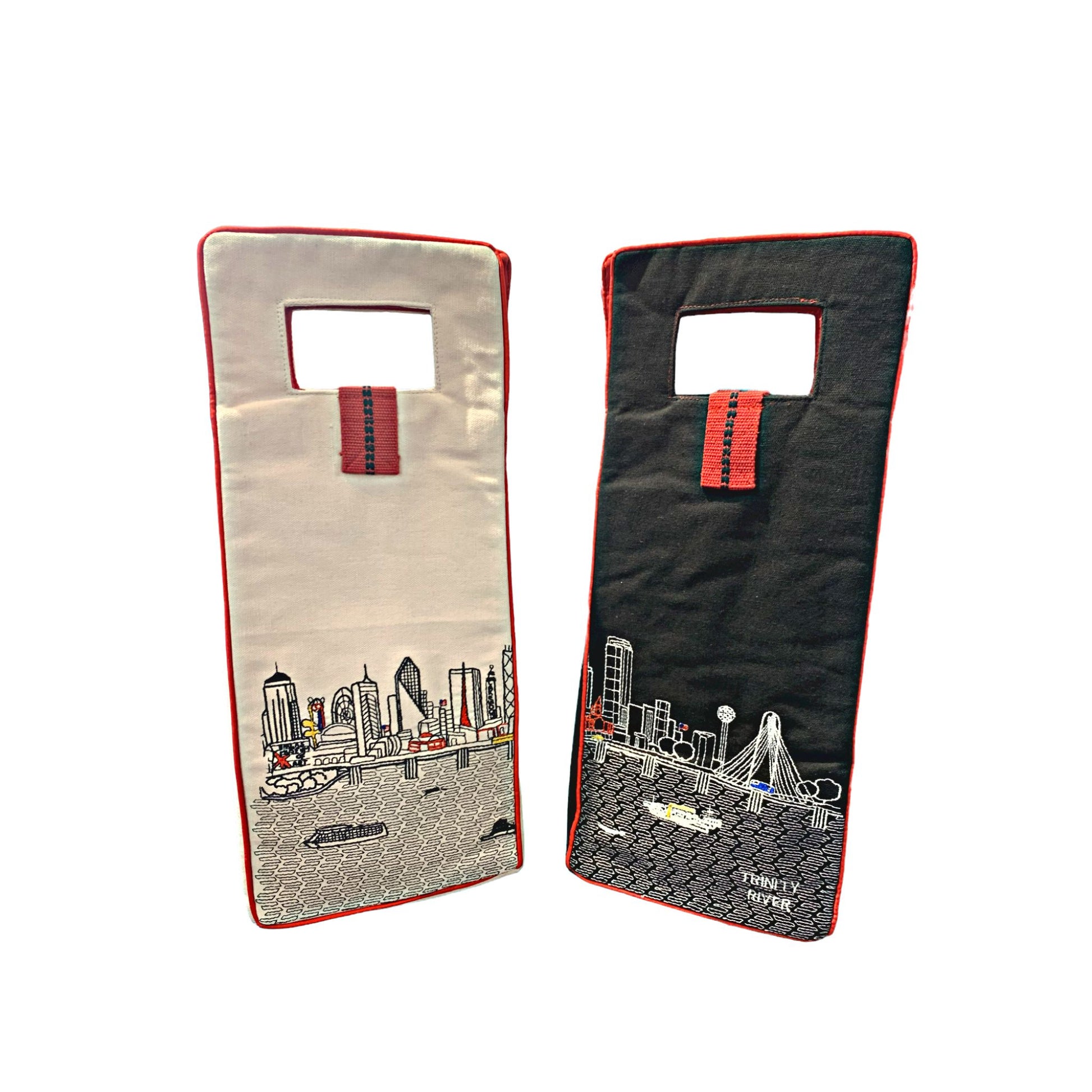 Dallas Day and Night Wine Bags